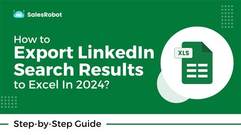 how to export linkedin search results|LinkedIn Data Export Tool — Export Search Results to Excel.